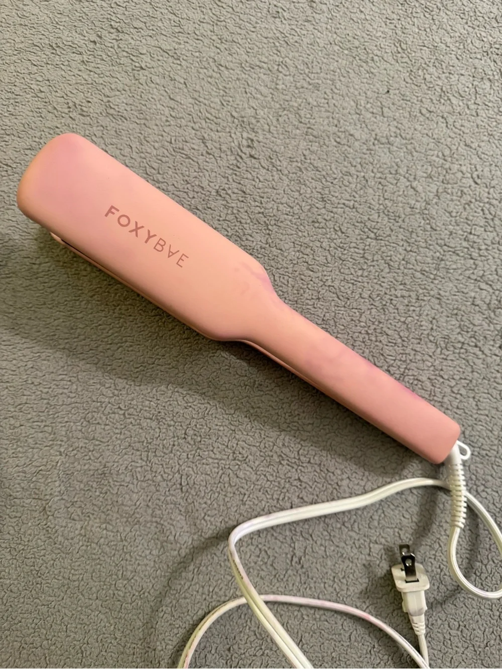 FoxyBae Pink Hair Straightening Brush